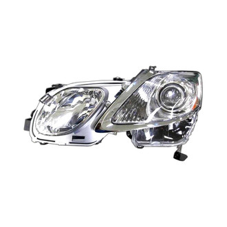 Pacific Best® - Driver Side Replacement Headlight Lens and Housing (Standard Line)