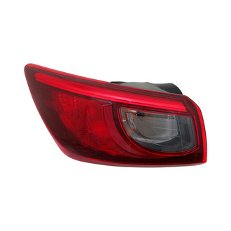 Pacific Best® - Driver Side Outer Replacement Tail Light (NSF Certified)