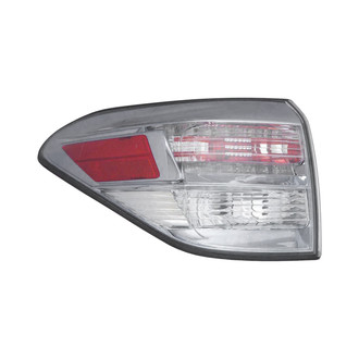 Pacific Best® - Driver Side Outer Replacement Tail Light (Standard Line)