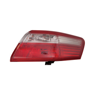 Pacific Best® - Passenger Side Outer Replacement Tail Light Lens and Housing (Standard Line)