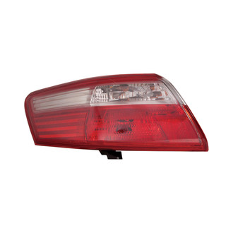 Pacific Best® - Driver Side Outer Replacement Tail Light Lens and Housing (Standard Line)