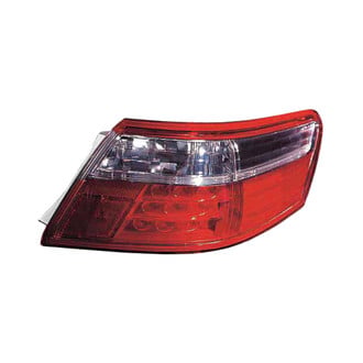 Pacific Best® - Passenger Side Outer Replacement Tail Light Lens and Housing (CAPA Certified)