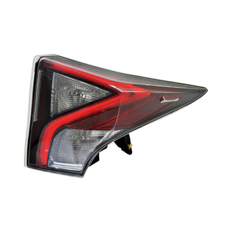 Pacific Best® - Passenger Side Upper Replacement Tail Light Lens and Housing (Standard Line)