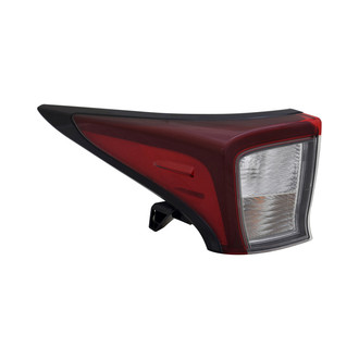 Pacific Best® - Driver Side Upper Replacement Tail Light (Standard Line)