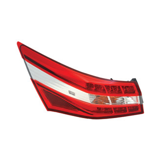 Pacific Best® - Driver Side Outer Replacement Tail Light (Standard Line)