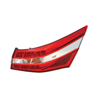 Pacific Best® - Passenger Side Outer Replacement Tail Light (CAPA Certified)