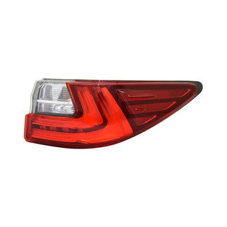 Pacific Best® - Passenger Side Outer Replacement Tail Light (Standard Line)