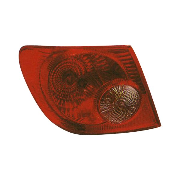 Pacific Best® - Driver Side Outer Replacement Tail Light, Toyota Corolla