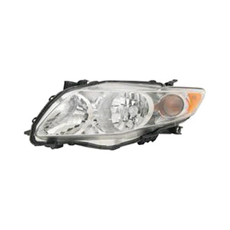 Pacific Best® - Driver Side Replacement Headlight (Standard Line)