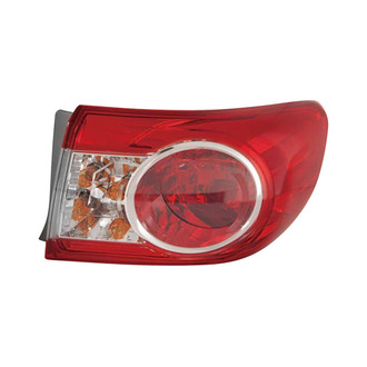 Pacific Best® - Passenger Side Outer Replacement Tail Light (Standard Line)