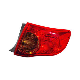 Pacific Best® - Passenger Side Outer Replacement Tail Light (Standard Line)