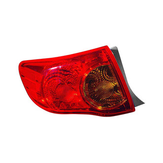 Pacific Best® - Driver Side Outer Replacement Tail Light (Standard Line)