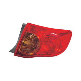 Pacific Best® - Passenger Side Outer Replacement Tail Light (CAPA Certified)