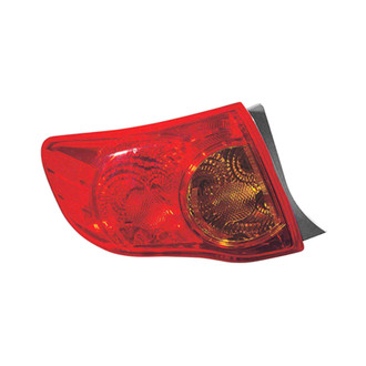 Pacific Best® - Driver Side Outer Replacement Tail Light (CAPA Certified)