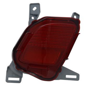 Pacific Best® - Rear Driver Side Bumper Reflector (CAPA Certified)