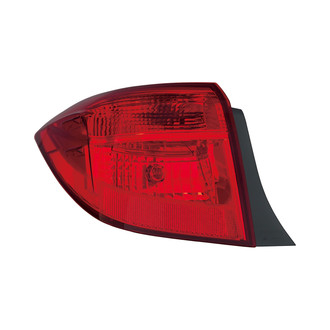 Pacific Best® - Driver Side Outer Replacement Tail Light (Standard Line)