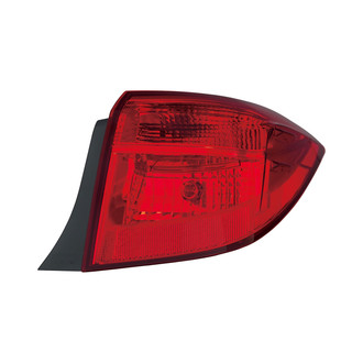 Pacific Best® - Passenger Side Outer Replacement Tail Light (CAPA Certified)