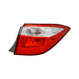Pacific Best® - Passenger Side Outer Replacement Tail Light (Standard Line)