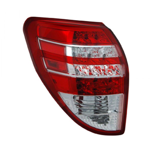 Pacific Best® - Driver Side Outer Replacement Tail Light Lens and Housing, Toyota RAV4