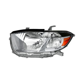 Pacific Best® - Driver Side Replacement Headlight Lens and Housing (CAPA Certified)