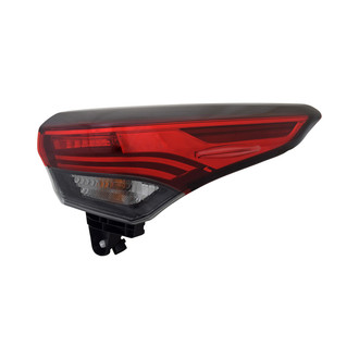 Pacific Best® - Passenger Side Outer Replacement Tail Light (CAPA Certified)