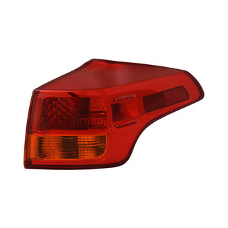Pacific Best® - Passenger Side Outer Replacement Tail Light Lens and Housing (Standard Line)