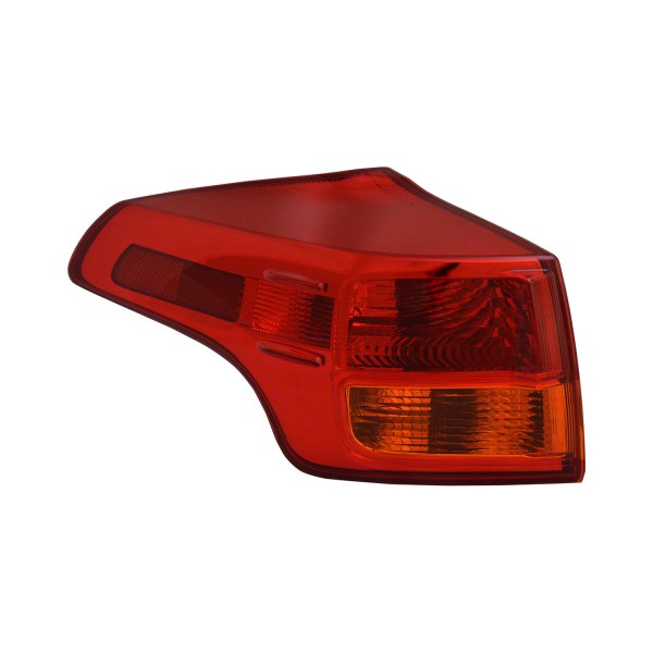 Pacific Best® - Driver Side Outer Replacement Tail Light Lens and Housing, Toyota RAV4