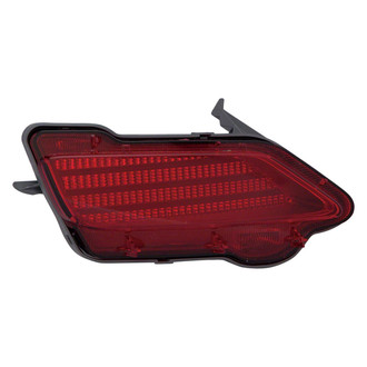 Pacific Best® - Rear Driver Side Bumper Reflector (Standard Line)