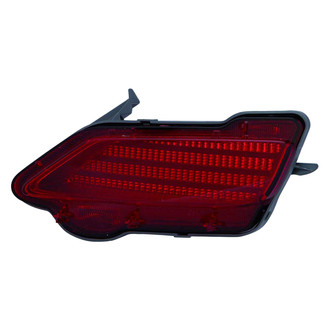 Pacific Best® - Rear Passenger Side Bumper Reflector (CAPA Certified)
