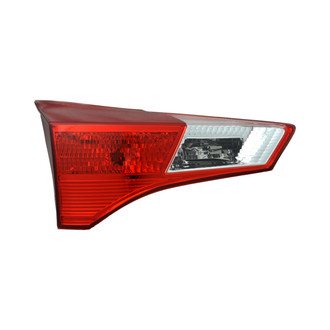 Pacific Best® - Driver Side Inner Replacement Tail Light Lens and Housing (CAPA Certified)