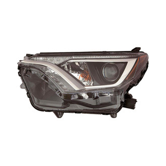 Pacific Best® - Driver Side Replacement Headlight Lens and Housing (Standard Line)