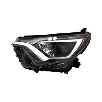 Pacific Best® - Driver Side Replacement Headlight (Standard Line)