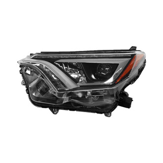 Pacific Best® - Driver Side Replacement Headlight Lens and Housing (Standard Line)