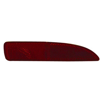Pacific Best® - Rear Outer Driver or Passenger Side Bumper Reflector (CAPA Certified)