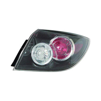 Pacific Best® - Passenger Side Outer Replacement Tail Light (Standard Line)