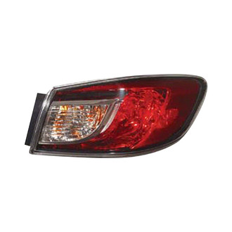 Pacific Best® - Passenger Side Outer Replacement Tail Light (CAPA Certified)