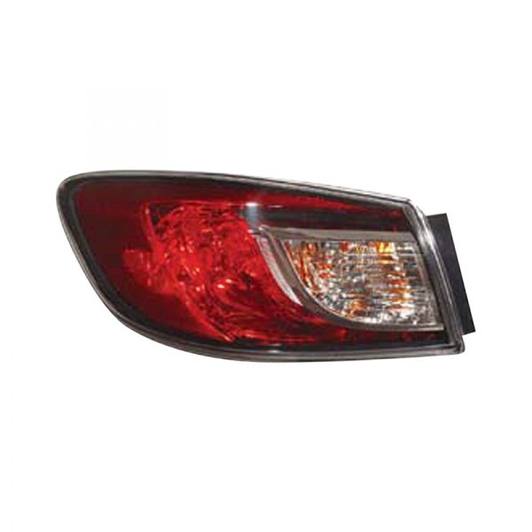 Pacific Best® - Driver Side Outer Replacement Tail Light, Mazda 3