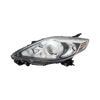 Pacific Best® - Driver Side Replacement Headlight Lens and Housing (CAPA Certified)