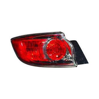 Pacific Best® - Driver Side Outer Replacement Tail Light (CAPA Certified)