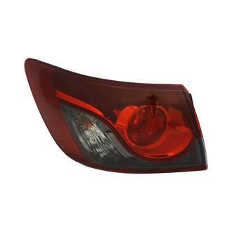 Pacific Best® - Driver Side Outer Replacement Tail Light (Standard Line)