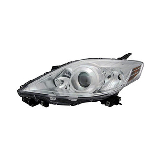 Pacific Best® - Driver Side Replacement Headlight Lens and Housing (CAPA Certified)