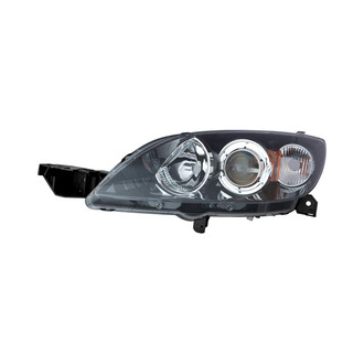 Pacific Best® - Driver Side Replacement Headlight Lens and Housing (Standard Line)