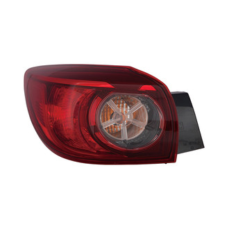 Pacific Best® - Driver Side Outer Replacement Tail Light (Standard Line)