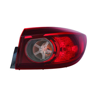 Pacific Best® - Passenger Side Outer Replacement Tail Light (CAPA Certified)