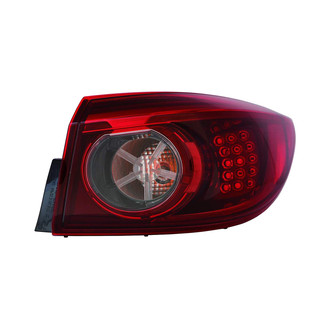 Pacific Best® - Passenger Side Outer Replacement Tail Light (CAPA Certified)