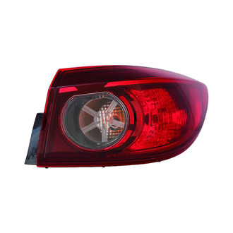 Pacific Best® - Passenger Side Outer Replacement Tail Light (Standard Line)