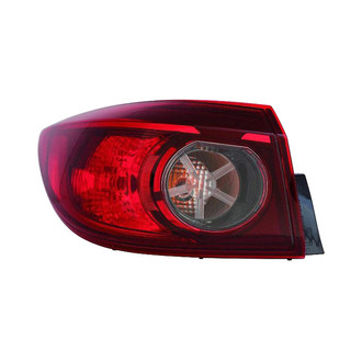Pacific Best® - Driver Side Outer Replacement Tail Light (Standard Line)