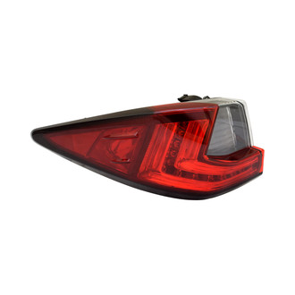 Pacific Best® - Driver Side Outer Replacement Tail Light (Standard Line)