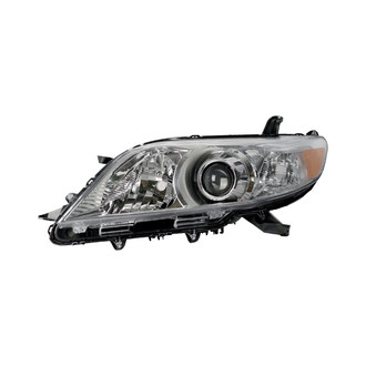 Pacific Best® - Driver Side Replacement Headlight Lens and Housing (CAPA Certified)