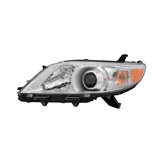 Pacific Best® - Driver Side Replacement Headlight Lens and Housing (Standard Line)